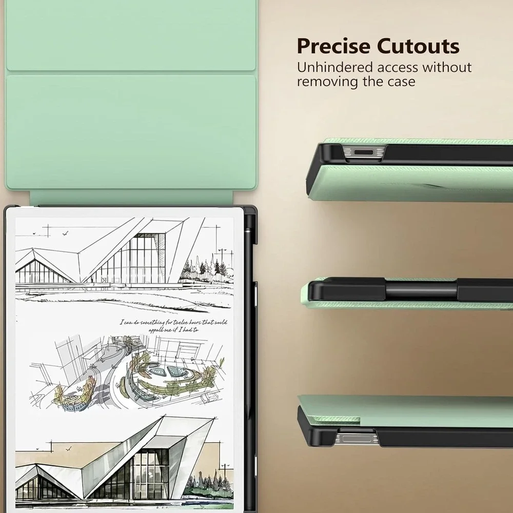 TiMOVO Stand Case‎ for Remarkable Paper Pro 11.8 Inch Multi-Angle Foldable Green